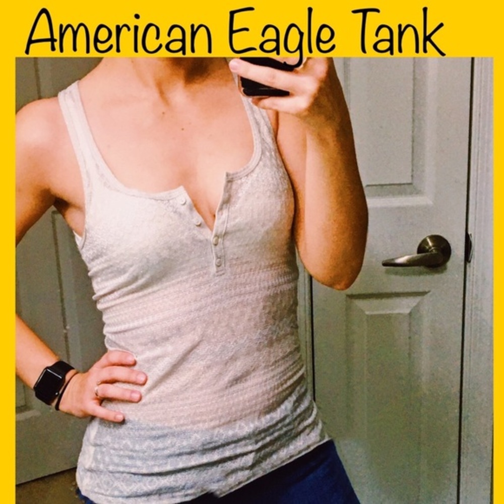 American Eagle shimmer tank